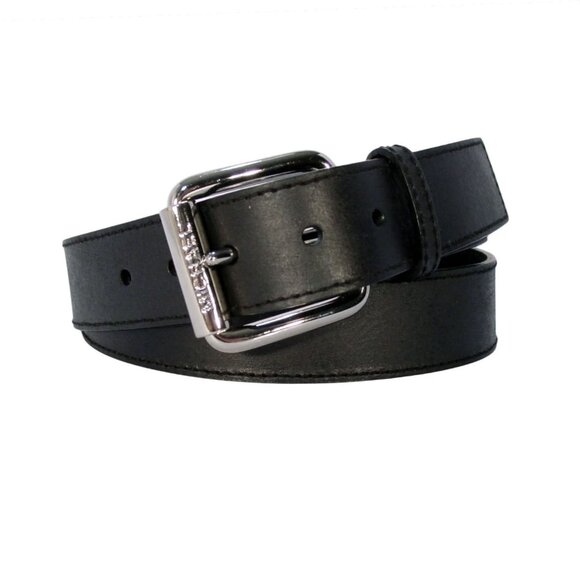 MICHAEL KORS Unisex Leather Belt 55458L Square Roller Buckle Size XL (38-42") - Picture 1 of 6